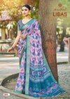 Libas Vol 5 By Kashvi Dull Moss Daily Wear Saree Wholesalers In Surat
